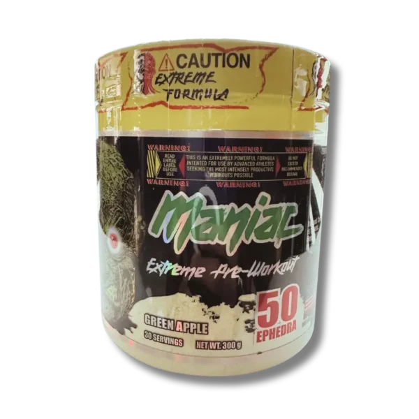 Maniac Extreme Pre-Workout – Energía Salvaje en Cada Dosis
