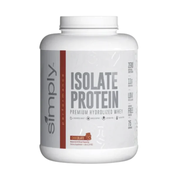 Simply Isolate proteína sabor chocolate hola